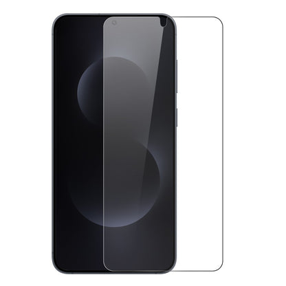 NORTHJO For Samsung Galaxy S26 Case Soft TPU Clear Phone Cover with Tempered Glass Screen Protector (Support Fingerprint Unlock)