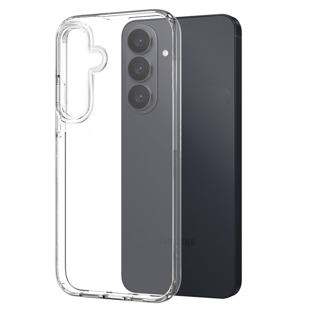NORTHJO For Samsung Galaxy S26+ TPU Phone Case + Tempered Glass Film + Camera Lens Protector (Support Fingerprint Unlock)