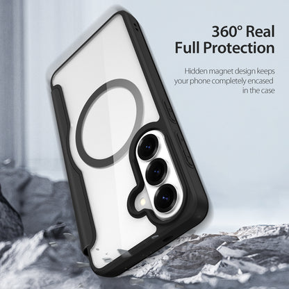 DUX DUCIS For Samsung Galaxy S26+ Magnetic Case  Skin X Pro Series Flip Leather Cover