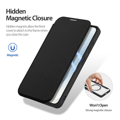 DUX DUCIS For Samsung Galaxy S26+ Magnetic Case  Skin X Pro Series Flip Leather Cover
