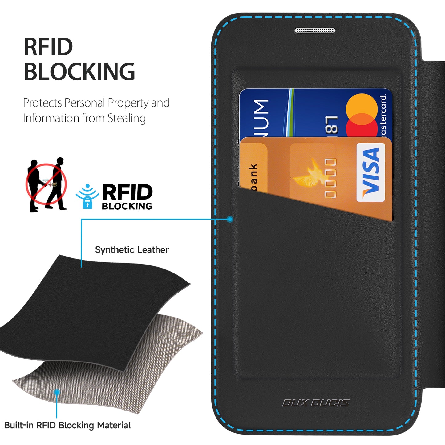 DUX DUCIS For Samsung Galaxy S26+ Magnetic Case  Skin X Pro Series Flip Leather Cover