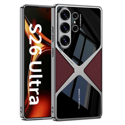 GKK For Samsung Galaxy S26 Ultra Case X Shape Design Protective Hybrid Phone Cover
