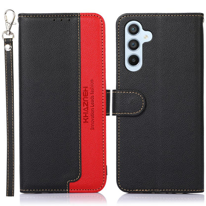 KHAZNEH For Samsung Galaxy S26+ Case RFID Blocking Wallet PU Leather Phone Cover with Strap