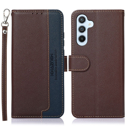 KHAZNEH For Samsung Galaxy S26+ Case RFID Blocking Wallet PU Leather Phone Cover with Strap