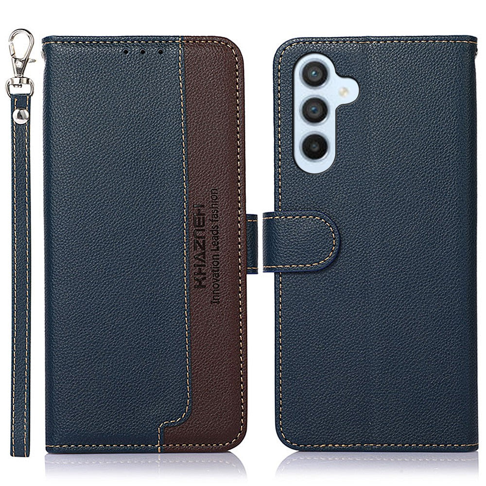 KHAZNEH For Samsung Galaxy S26+ Case RFID Blocking Wallet PU Leather Phone Cover with Strap
