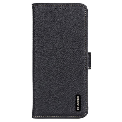 KHAZNEH For Samsung Galaxy S26+ Case Genuine Cow Leather Flip Phone Cover