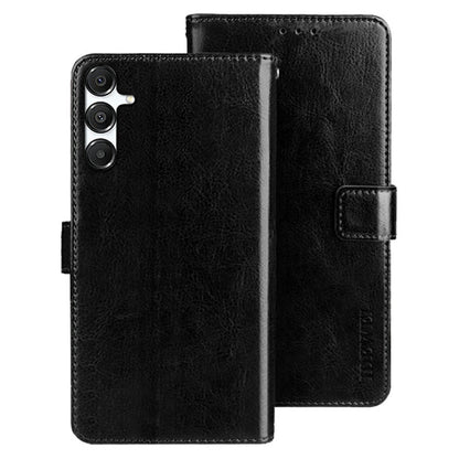 IDEWEI For Samsung Galaxy S26+ Stand Case Crazy Horse Texture Leather Phone Cover