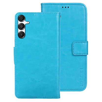 IDEWEI For Samsung Galaxy S26+ Stand Case Crazy Horse Texture Leather Phone Cover