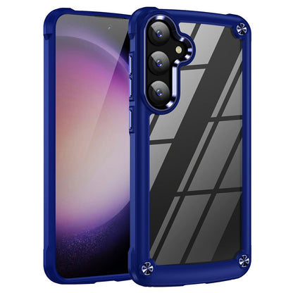 For Samsung Galaxy S26+ Case Anti-Drop Alloy Lens Frame PC + TPU Phone Cover