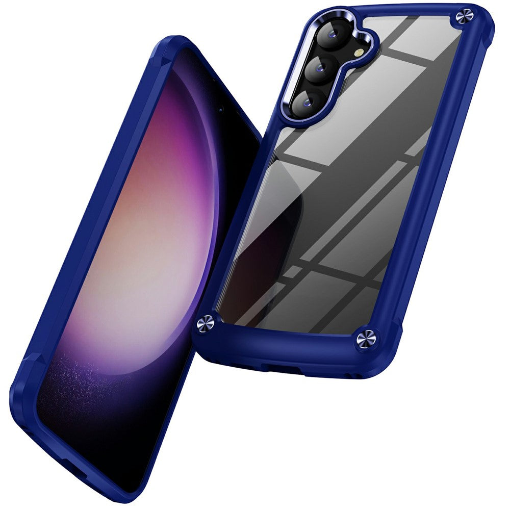 For Samsung Galaxy S26+ Case Anti-Drop Alloy Lens Frame PC + TPU Phone Cover