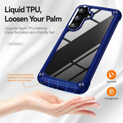 For Samsung Galaxy S26+ Case Anti-Drop Alloy Lens Frame PC + TPU Phone Cover