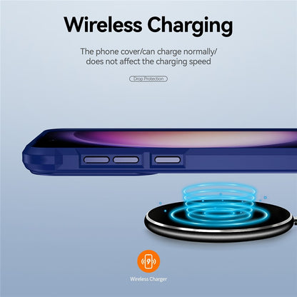 For Samsung Galaxy S26+ Case Anti-Drop Alloy Lens Frame PC + TPU Phone Cover