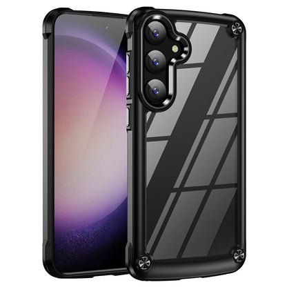 For Samsung Galaxy S26+ Case Anti-Drop Alloy Lens Frame PC + TPU Phone Cover
