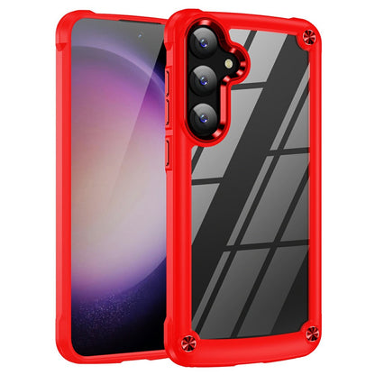For Samsung Galaxy S26+ Case Anti-Drop Alloy Lens Frame PC + TPU Phone Cover