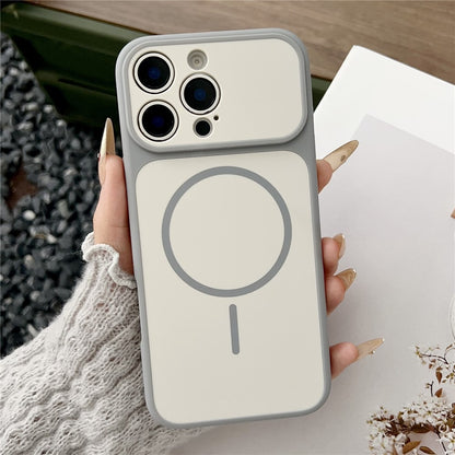 For iPhone 16 Pro Max Case Compatible with MagSafe Dual Color Skin Touch TPU PC Shockproof Phone Cover