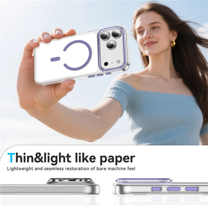 For iPhone 17 Pro Compatible with MagSafe Case Clear PC Military Grade Anti Drop Phone Cover