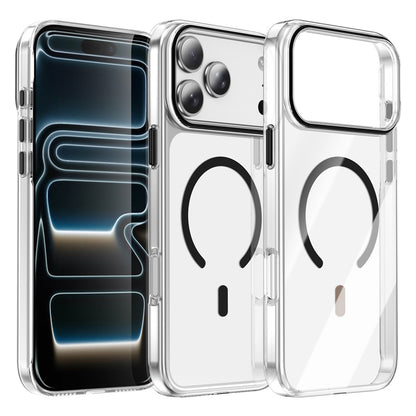 For iPhone 17 Pro Compatible with MagSafe Case Clear PC Military Grade Anti Drop Phone Cover