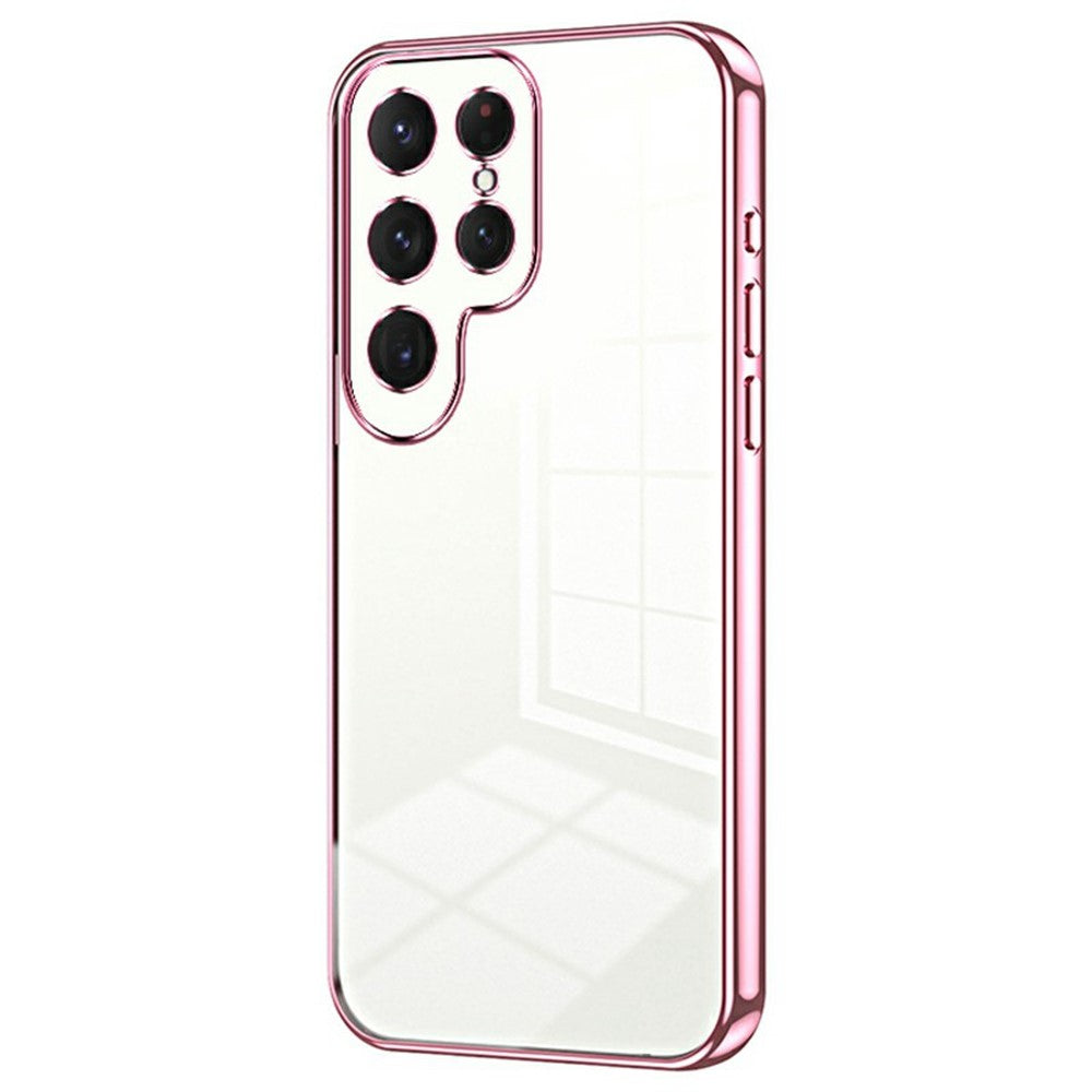 For Samsung Galaxy S26 Ultra Case Electroplating Frame Soft TPU Phone Cover