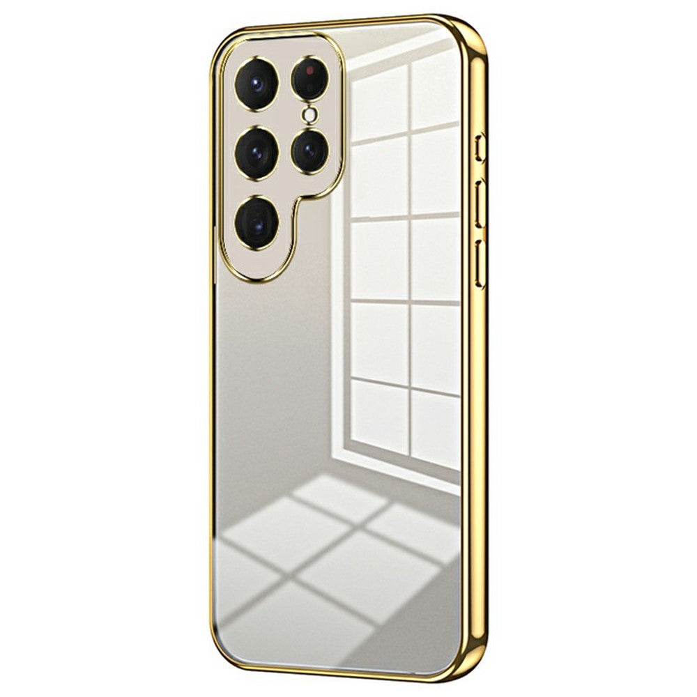 For Samsung Galaxy S26 Ultra Case Electroplating Frame Soft TPU Phone Cover