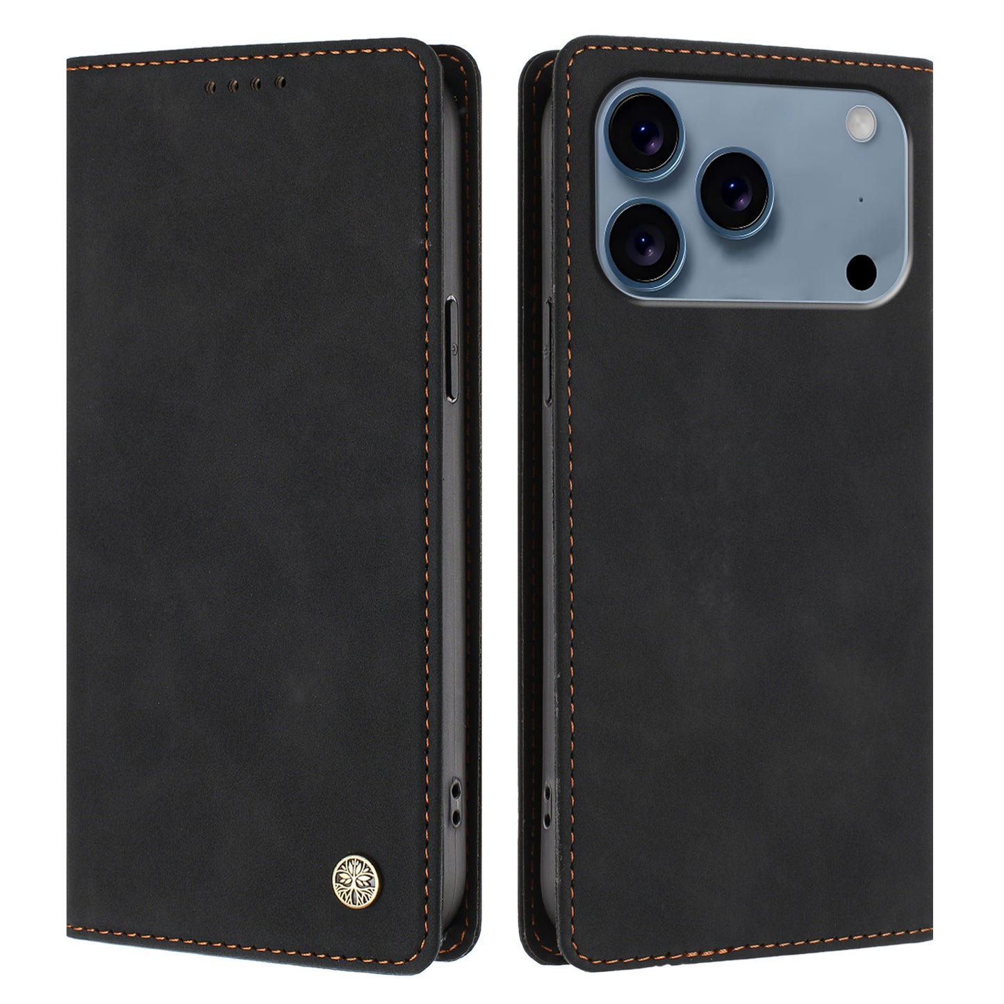 For iPhone 17 Pro Case HX RFID Blocking Wallet Stand Leather Flip Phone Cover