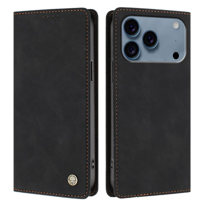 For iPhone 17 Pro Case HX RFID Blocking Wallet Stand Leather Flip Phone Cover