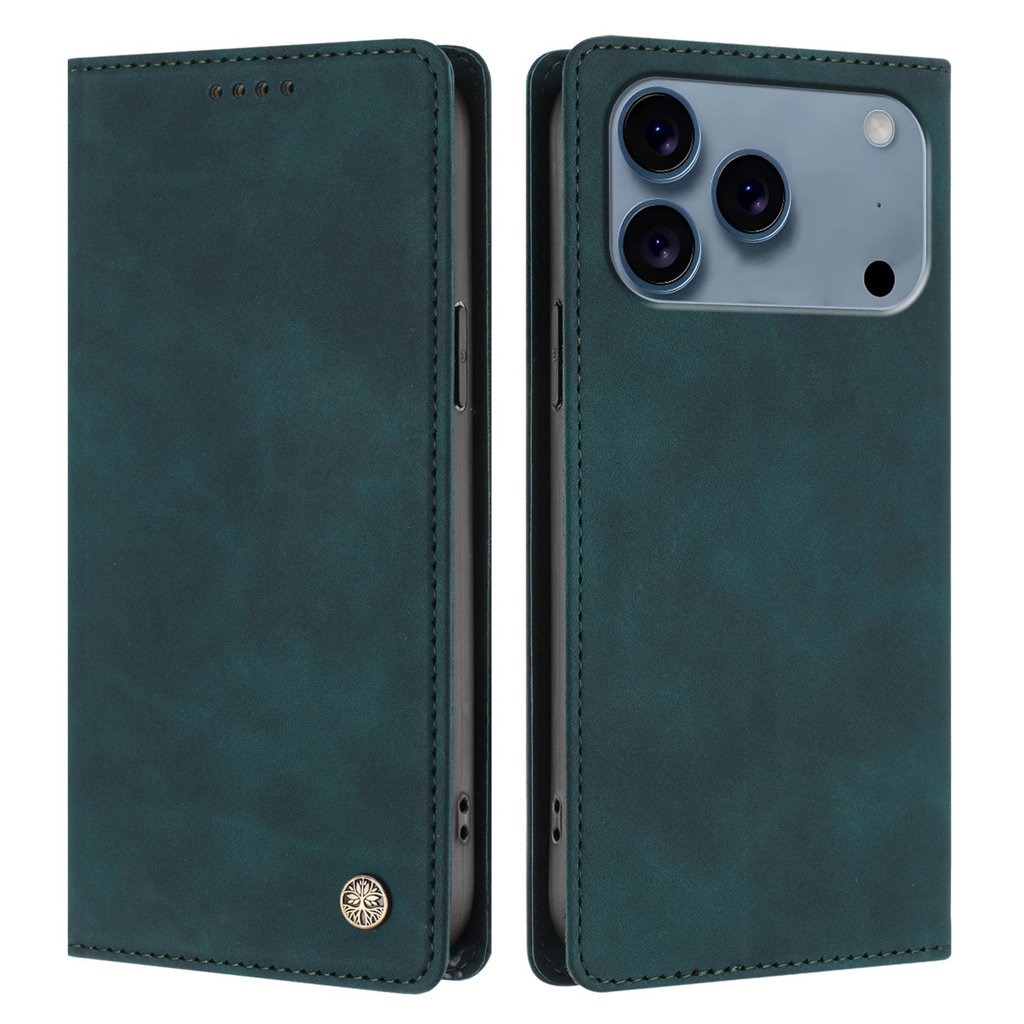 For iPhone 17 Pro Case HX RFID Blocking Wallet Stand Leather Flip Phone Cover