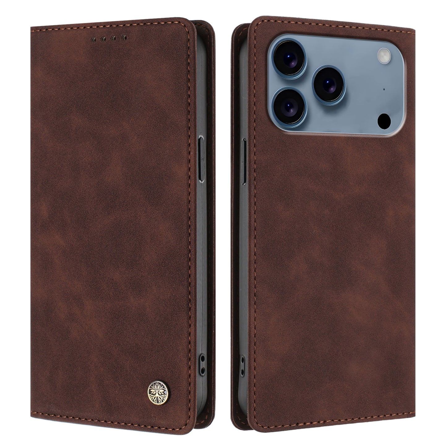 For iPhone 17 Pro Case HX RFID Blocking Wallet Stand Leather Flip Phone Cover