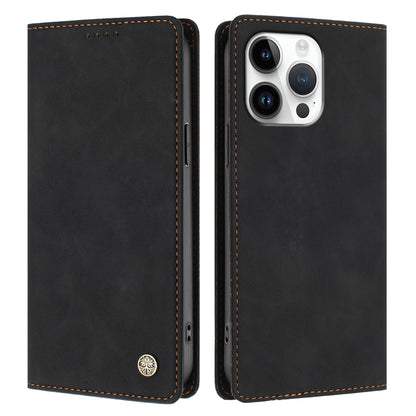 For iPhone 16 Pro Max Case HX RFID Blocking Wallet Stand Leather Flip Phone Cover