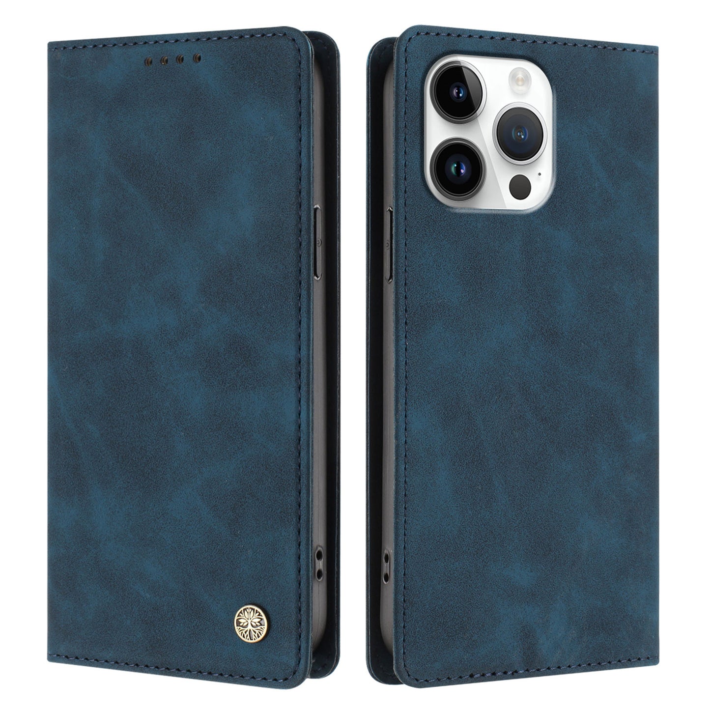 For iPhone 16 Pro Max Case HX RFID Blocking Wallet Stand Leather Flip Phone Cover