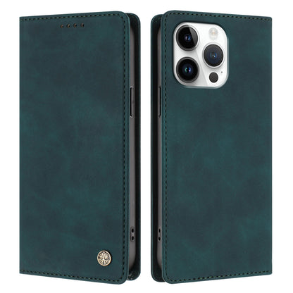 For iPhone 16 Pro Max Case HX RFID Blocking Wallet Stand Leather Flip Phone Cover
