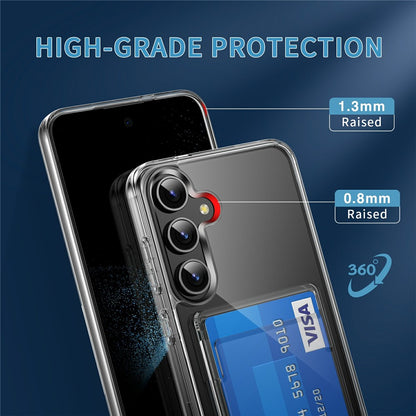 For 	Samsung Galaxy S26+ Case TPU + PC + Acrylic Cell Phone Cover with Card Holder