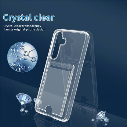 For 	Samsung Galaxy S26+ Case TPU + PC + Acrylic Cell Phone Cover with Card Holder