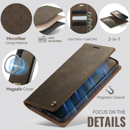 CASEME For Samsung Galaxy S26+ Magnetic Case  C49 RFID Blocking Detachable Wallet Leather Phone Cover