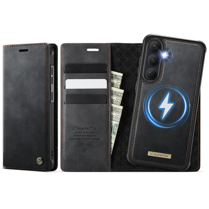 CASEME For Samsung Galaxy S26+ Magnetic Case  C49 RFID Blocking Detachable Wallet Leather Phone Cover