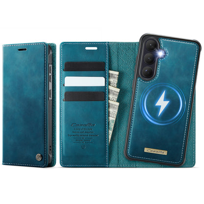 CASEME For Samsung Galaxy S26+ Magnetic Case  C49 RFID Blocking Detachable Wallet Leather Phone Cover