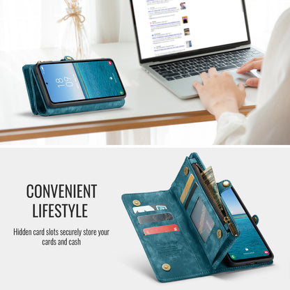 CASEME For Samsung Galaxy S26+ Phone Cases  008 Leather Cover with Detachable Wallet and Strap
