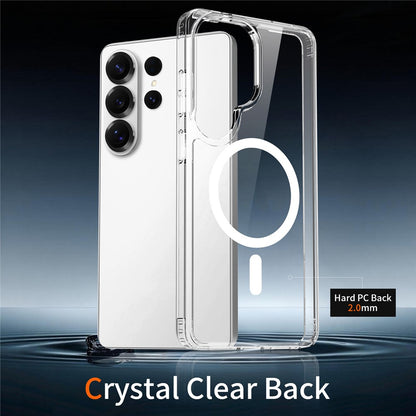For Samsung Galaxy S26 Ultra Magnetic Case 2.0mm Scratch Resistant TPU + PC Phone Cover