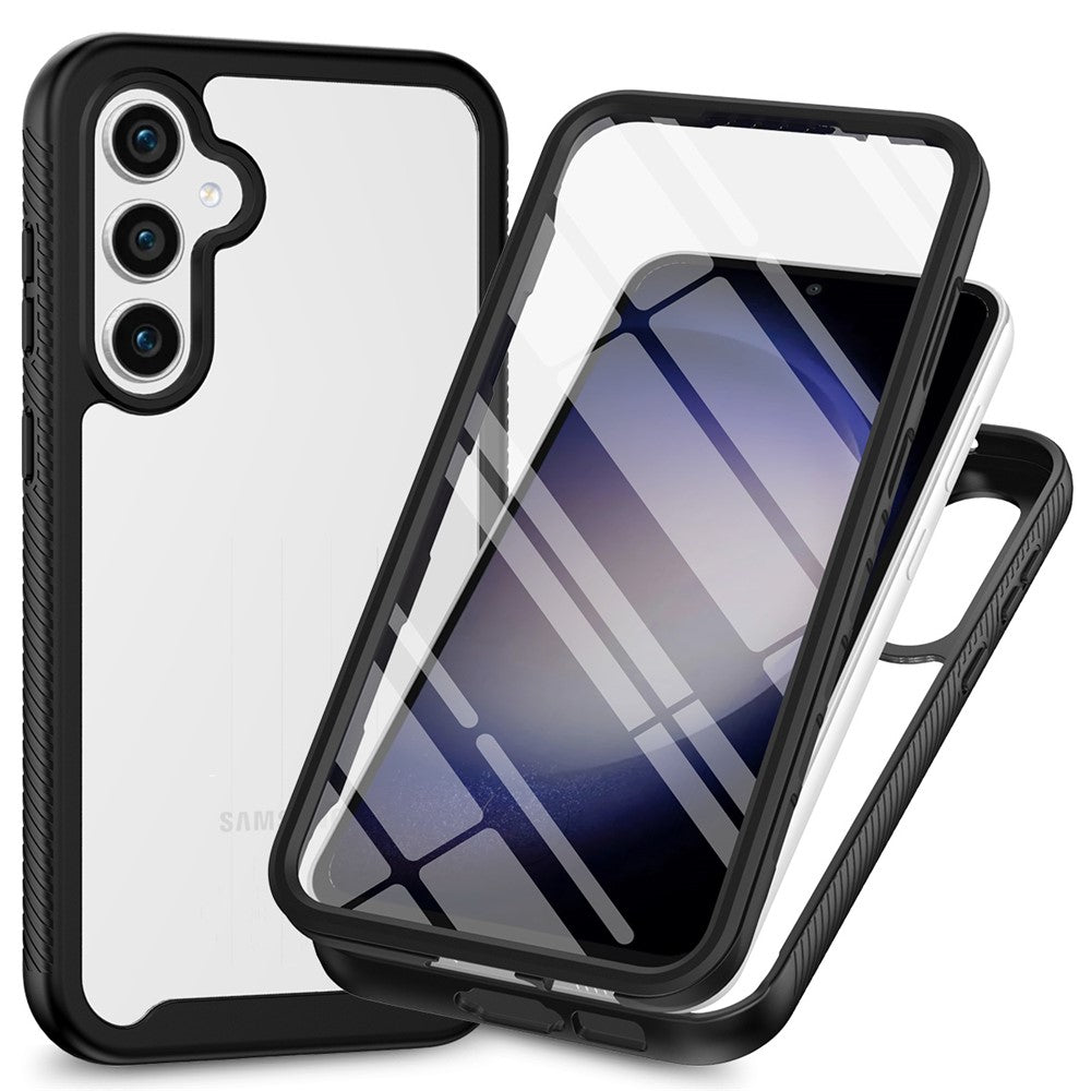 For Samsung Galaxy S26+ Clear Case PC + TPU Phone Back Cover with PET Screen Film