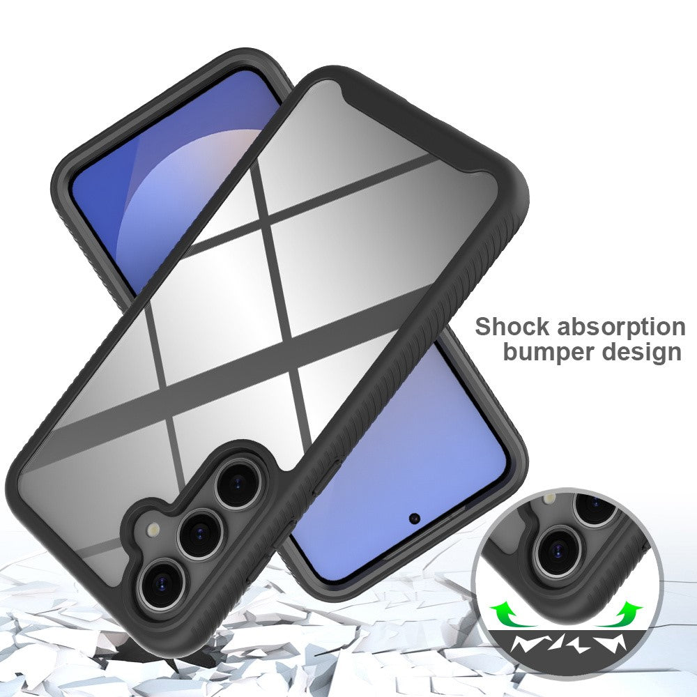 For Samsung Galaxy S26+ Clear Case PC + TPU Phone Back Cover with PET Screen Film