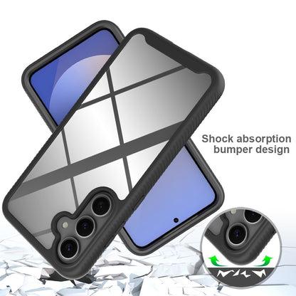For Samsung Galaxy S26+ Clear Case PC + TPU Phone Back Cover with PET Screen Film