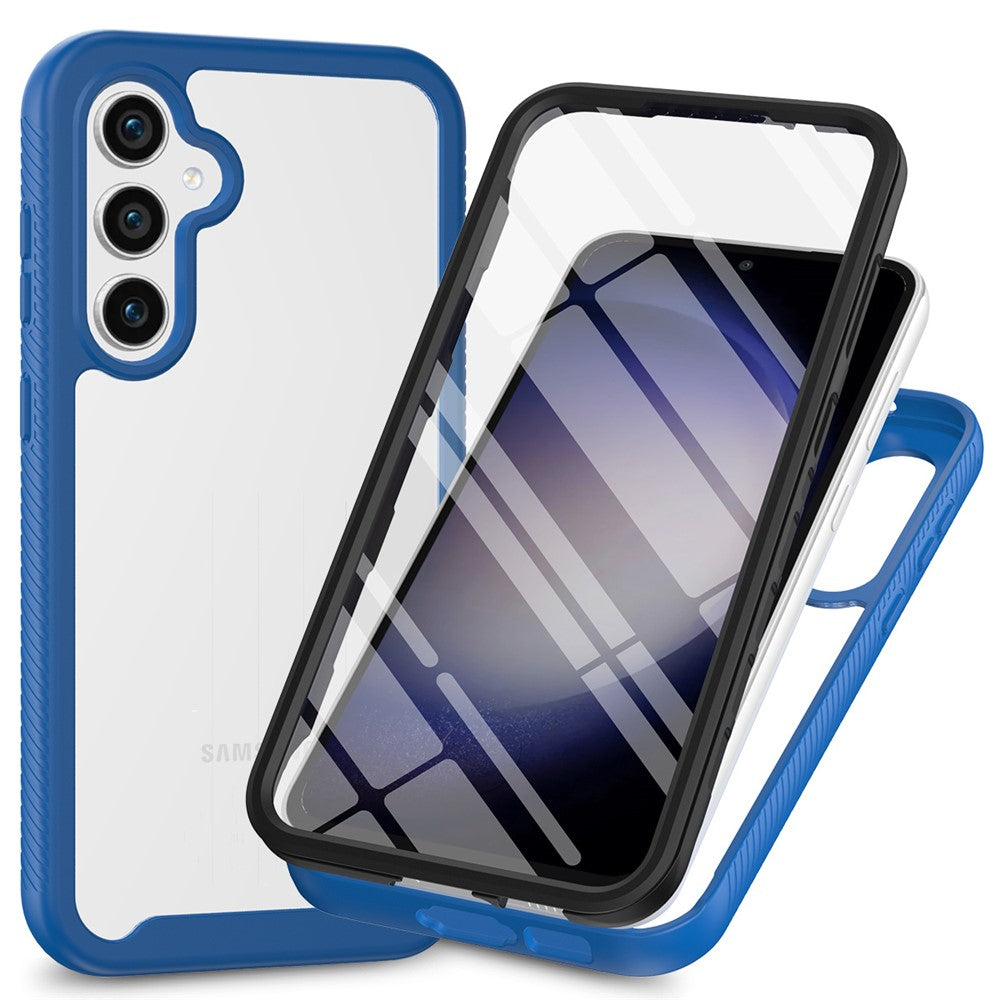 For Samsung Galaxy S26+ Clear Case PC + TPU Phone Back Cover with PET Screen Film