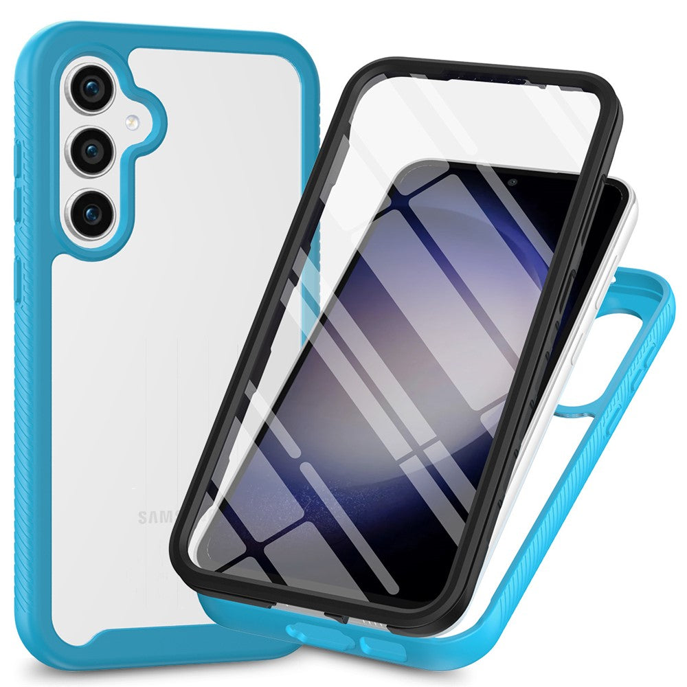 For Samsung Galaxy S26+ Clear Case PC + TPU Phone Back Cover with PET Screen Film