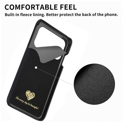 For iPhone 17 Pro Max Case Litchi Texture Leather Coated PC Mobile Back Cover