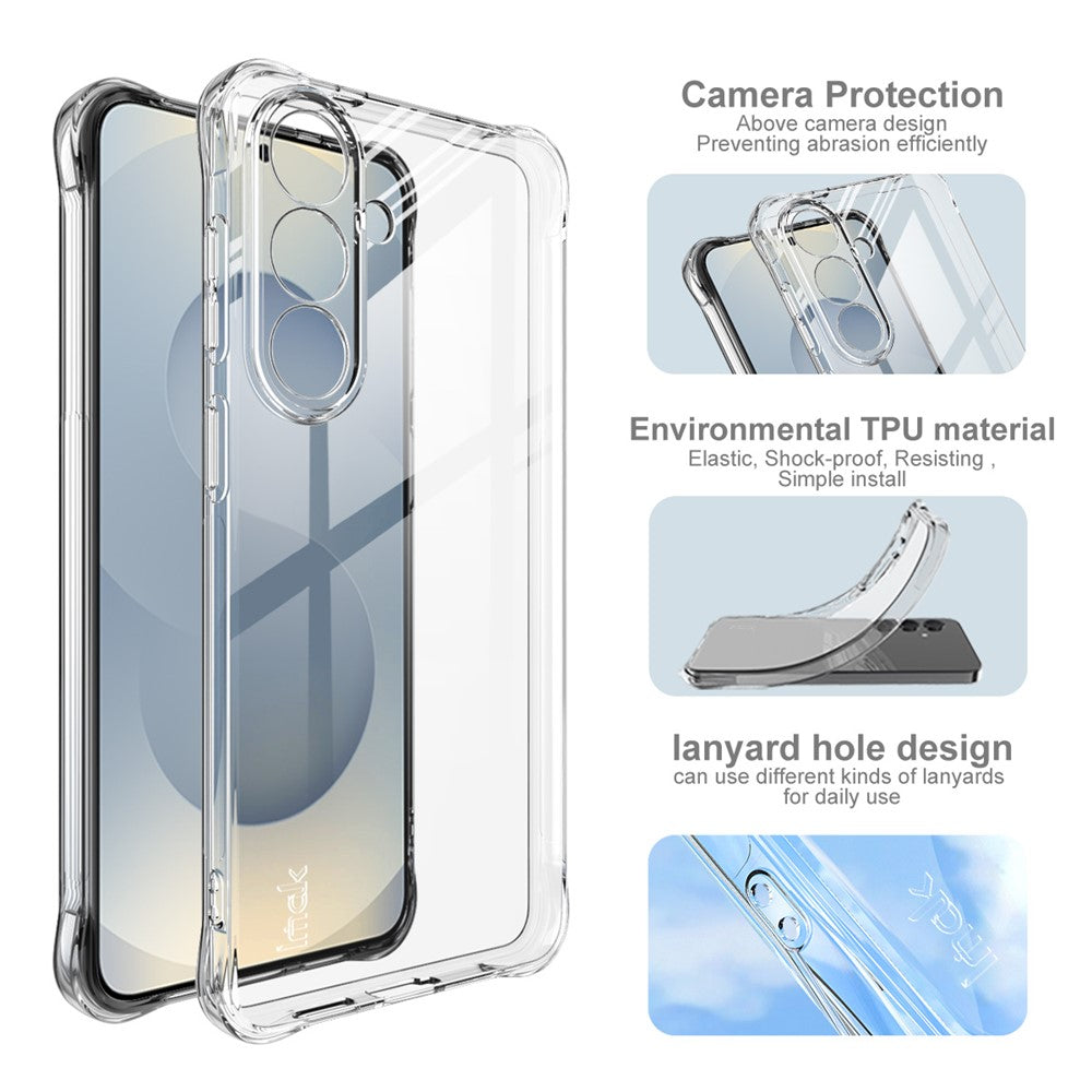 IMAK For Samsung Galaxy S26+ Case TPU Phone Cover Airbag Shockproof Protection