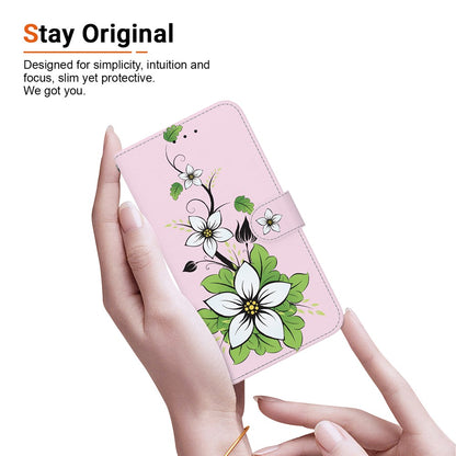 For Samsung Galaxy S26+ Wallet Phone Case Anti-Drop Pattern Printing Leather Flip Cover with Strap