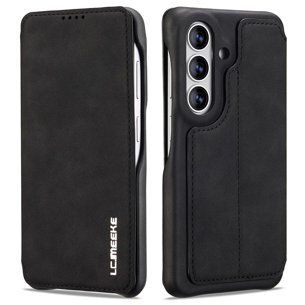 LC.IMEEKE For Samsung Galaxy S26+ Case Card Holder Stand Leather Phone Cover