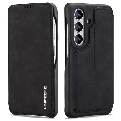 LC.IMEEKE For Samsung Galaxy S26+ Case Card Holder Stand Leather Phone Cover