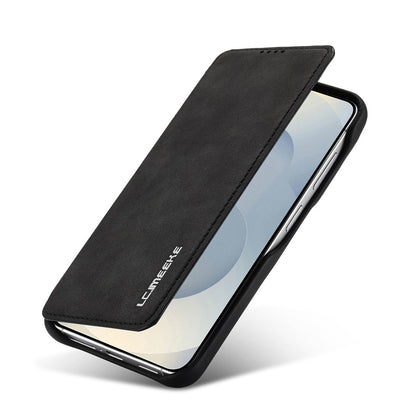LC.IMEEKE For Samsung Galaxy S26+ Case Card Holder Stand Leather Phone Cover