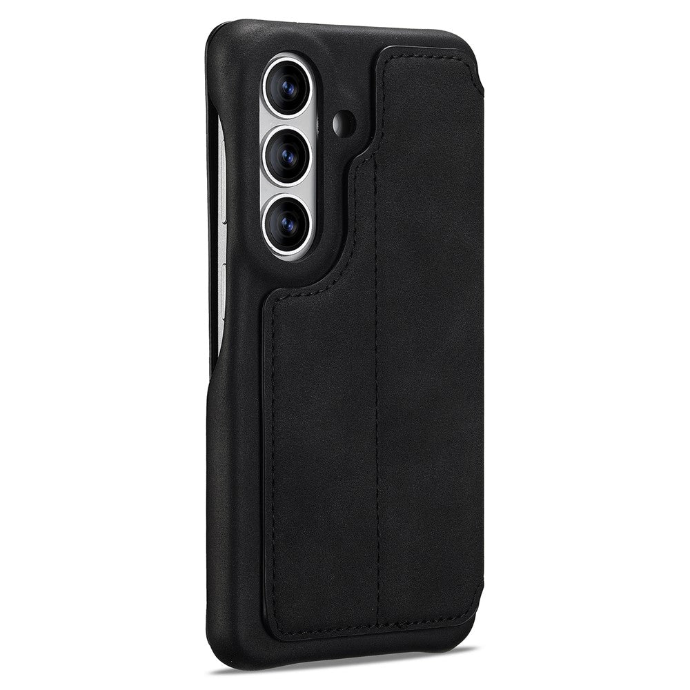 LC.IMEEKE For Samsung Galaxy S26+ Case Card Holder Stand Leather Phone Cover