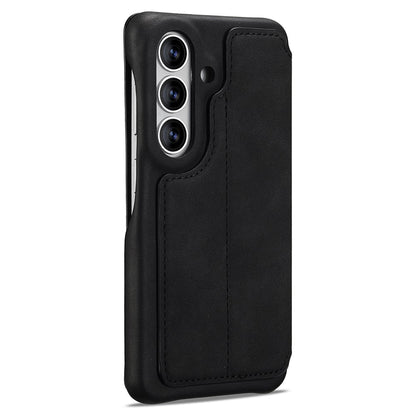 LC.IMEEKE For Samsung Galaxy S26+ Case Card Holder Stand Leather Phone Cover